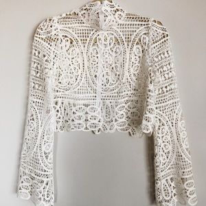 Stone Cold Fox lace crop top - tag still attached